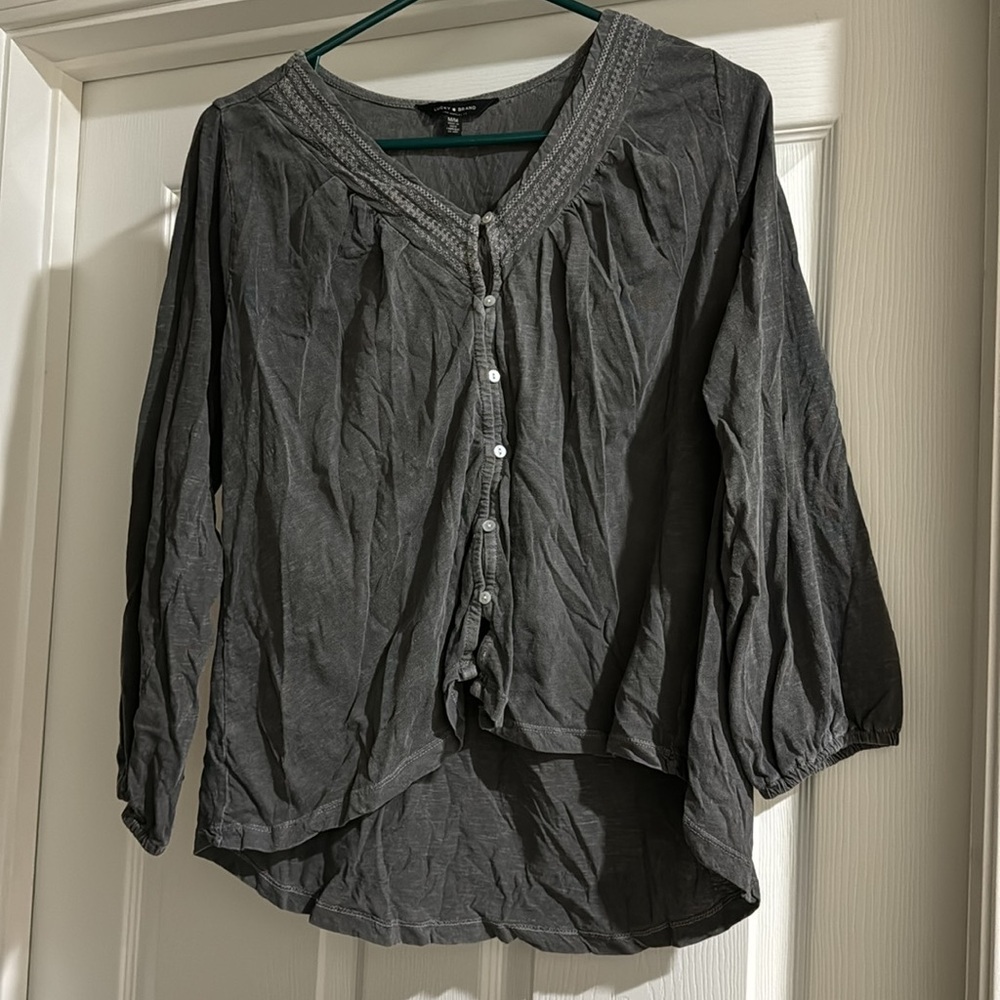New Lucky Brand Women’s Button down Blouse
